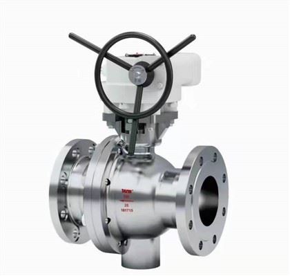 Valve de boule de siège en métal de Trunnion